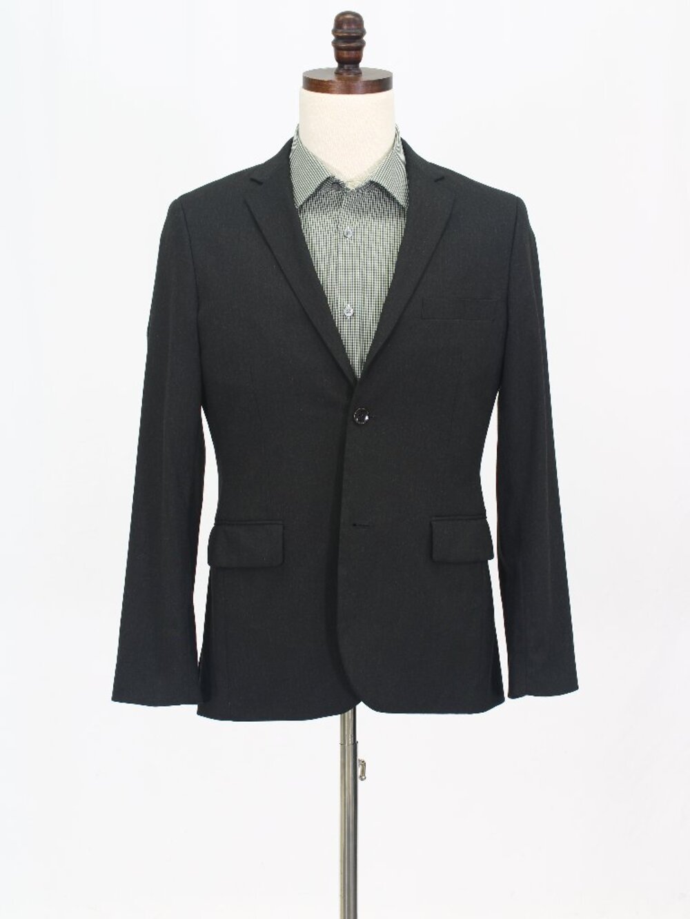 GAP 38S Gray Blazer Sport Coat Jacket 2-Button Solid W552